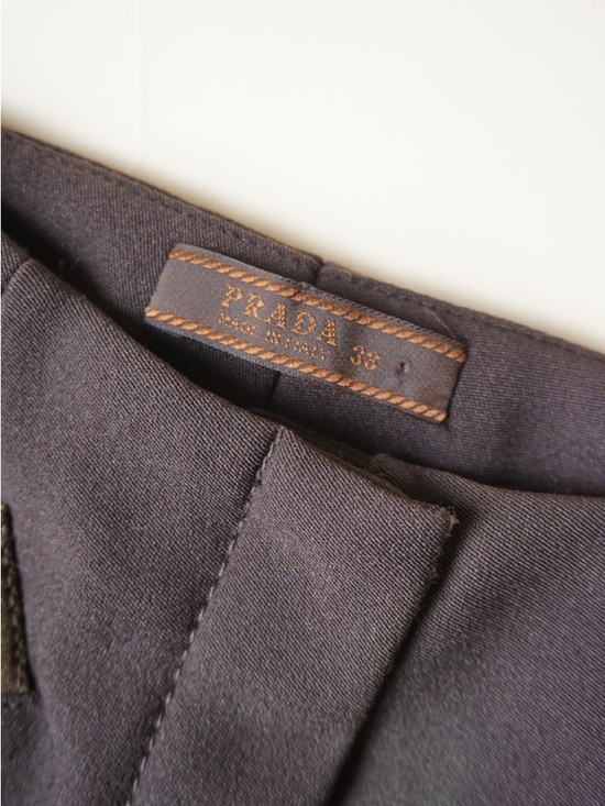 Prada Brown / Green Stretch Pocket Trousers - Size IT 38 - Picture 3 of 9